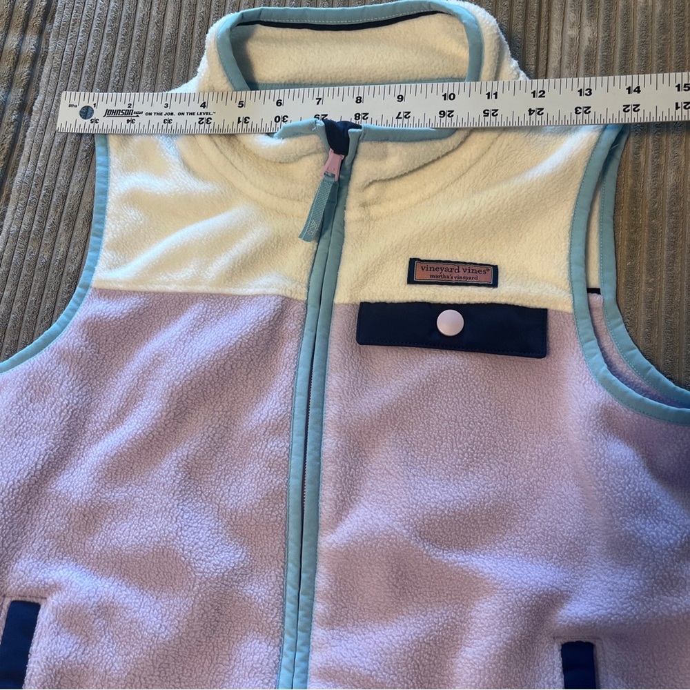 Vineyard Vines Girls Vest White / Purple Size M 12-14 - Picture 10 of 10